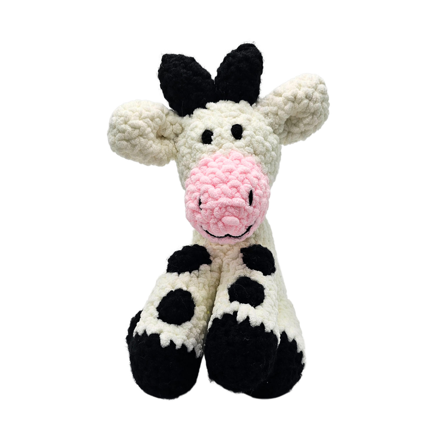 Handmade Cow | Stuffed Toy | Baby Gift | Farm Gifts for Toddlers | Cow Plushy