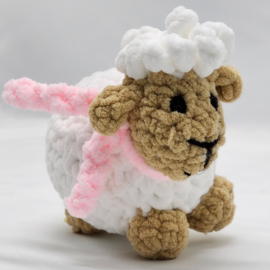 Saoirse The Mini Sheep | Pink/Green/Blue