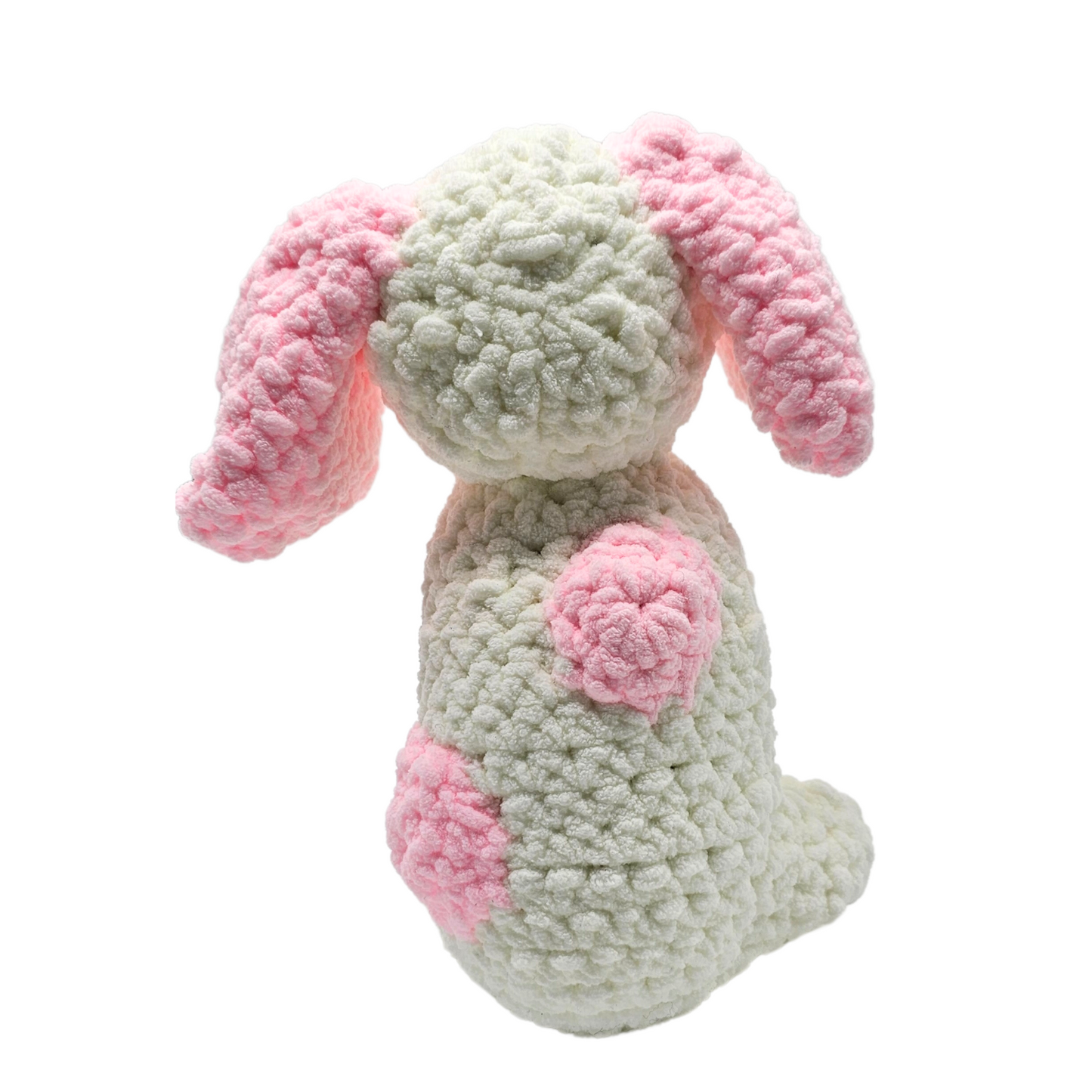 Handmade Dog Stuffed Toy Pink/Blue