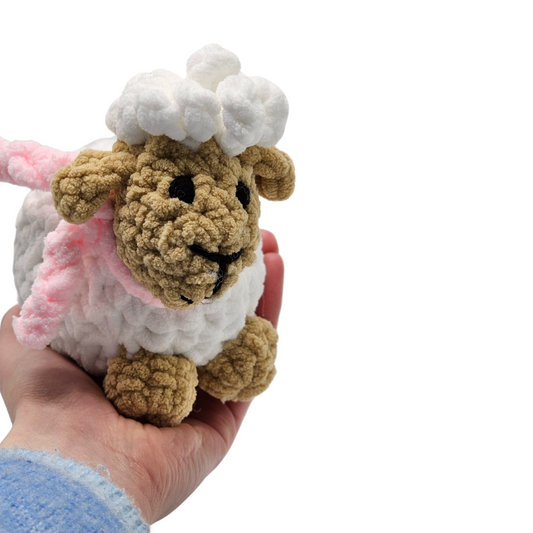 Saoirse The Mini Sheep | Pink/Green/Blue