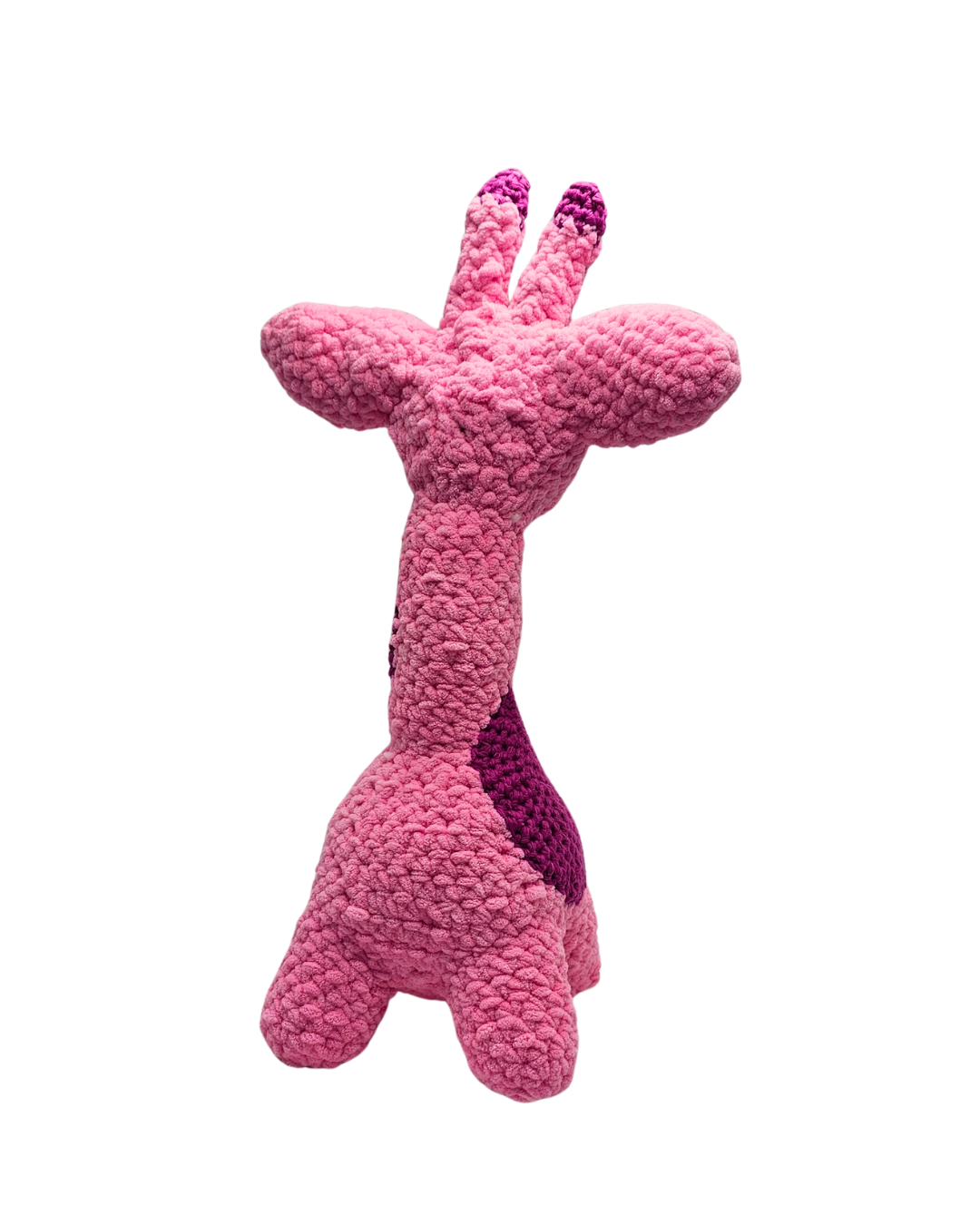 Tumbles the Giraffe Stuffed Toy | Pink | Handmade Giraffe Baby Gift | Gifts for Toddlers