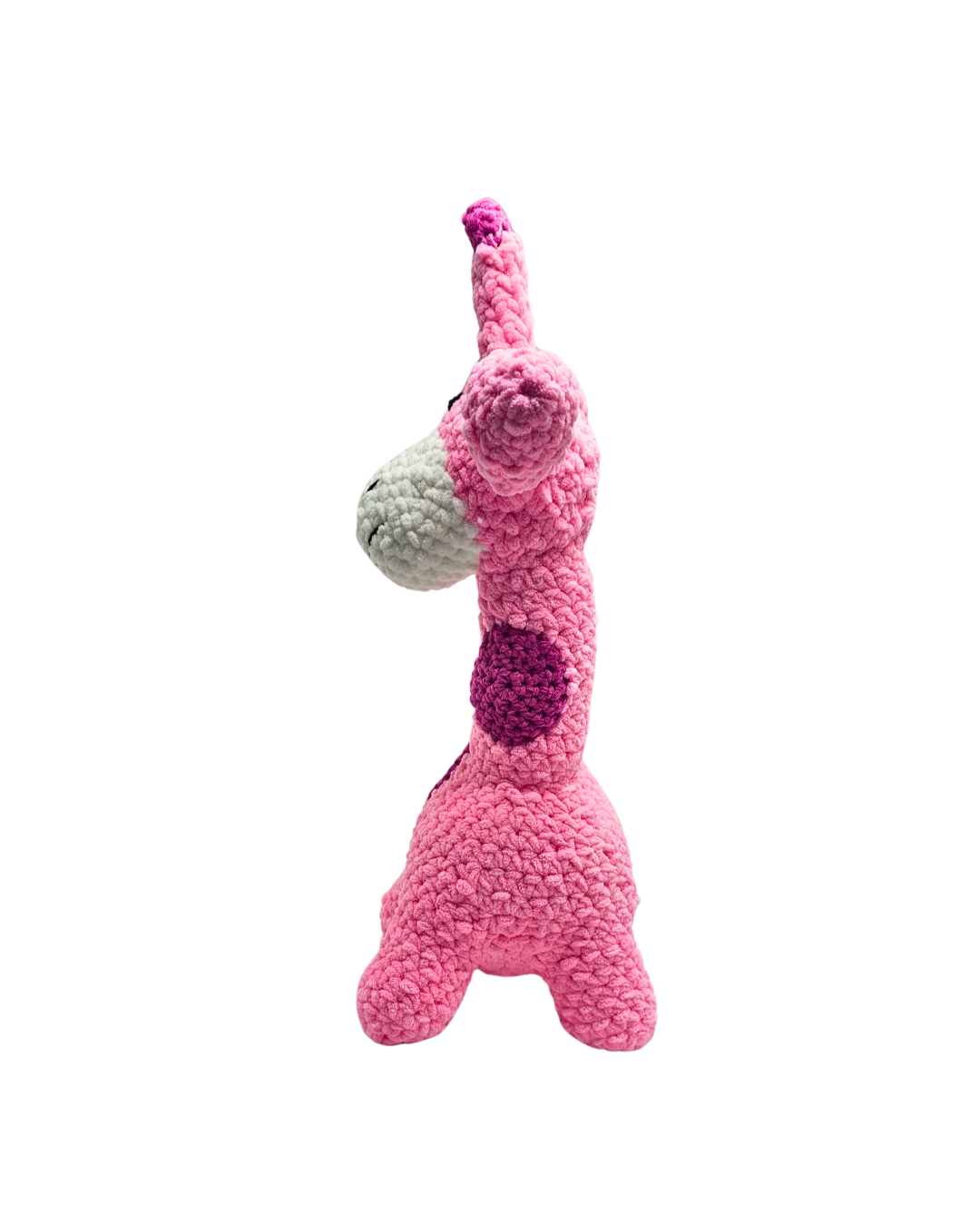 Tumbles the Giraffe Stuffed Toy | Pink | Handmade Giraffe Baby Gift | Gifts for Toddlers