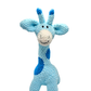Tumbles the Giraffe Stuffed Toy | Blue | Handmade Giraffe Baby Gift | Gifts for Toddlers