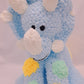Handmade Dinosaur Teddy in Pink or Blue | New Baby Gift | Gift for Toddlers